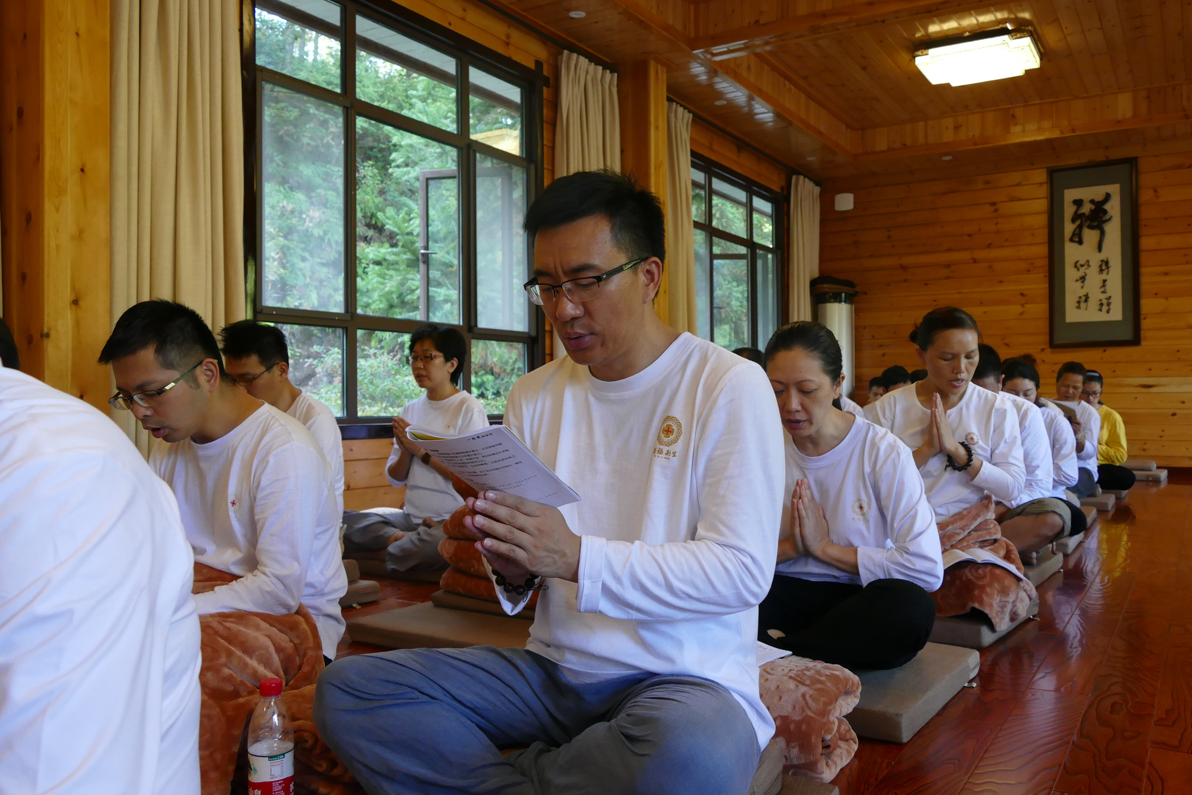 10月1日-3日,第三十一期一宿觉禅修营在安福寺养生中心举行,来自