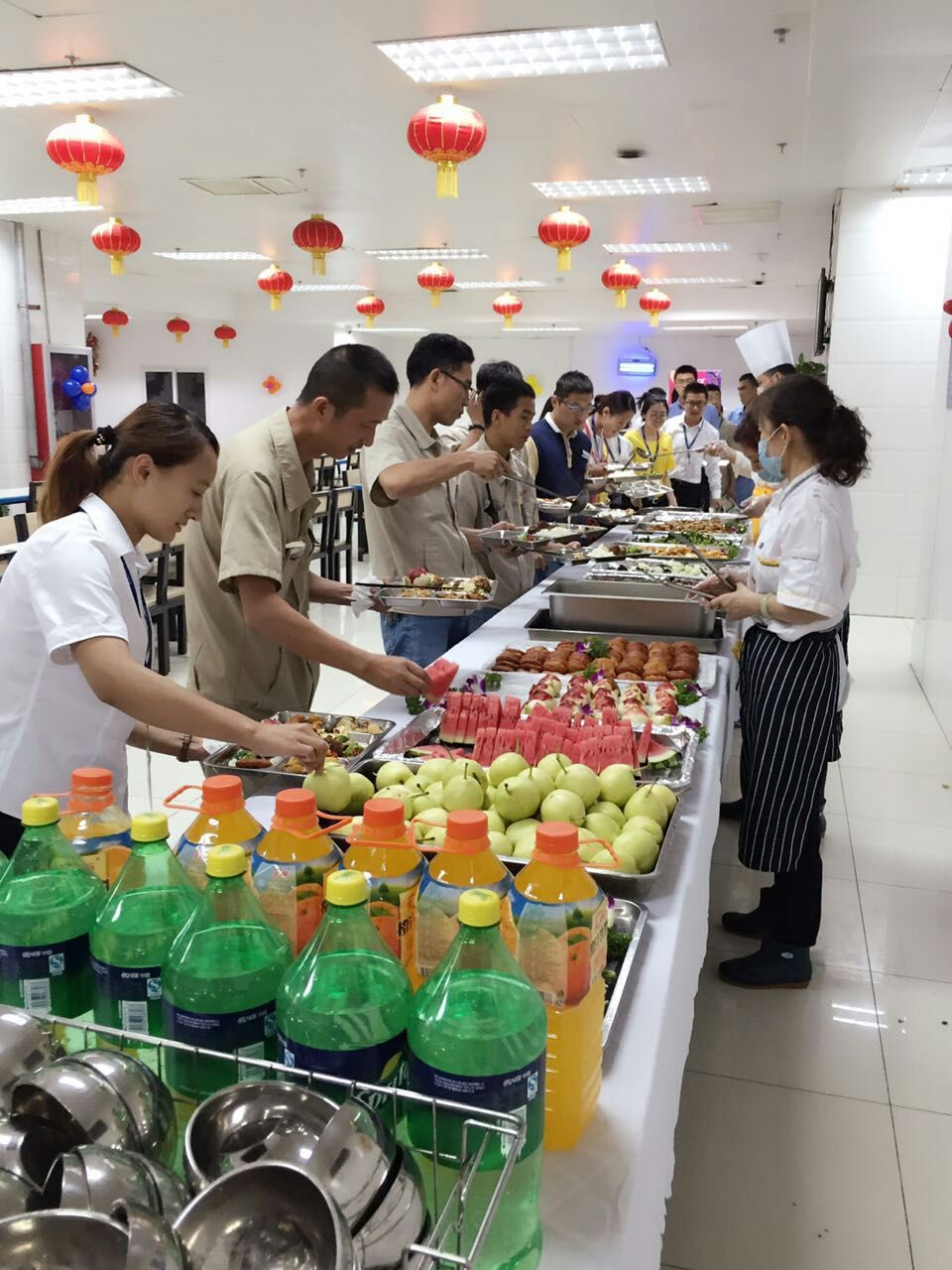 银川金凤万达广场员工餐厅