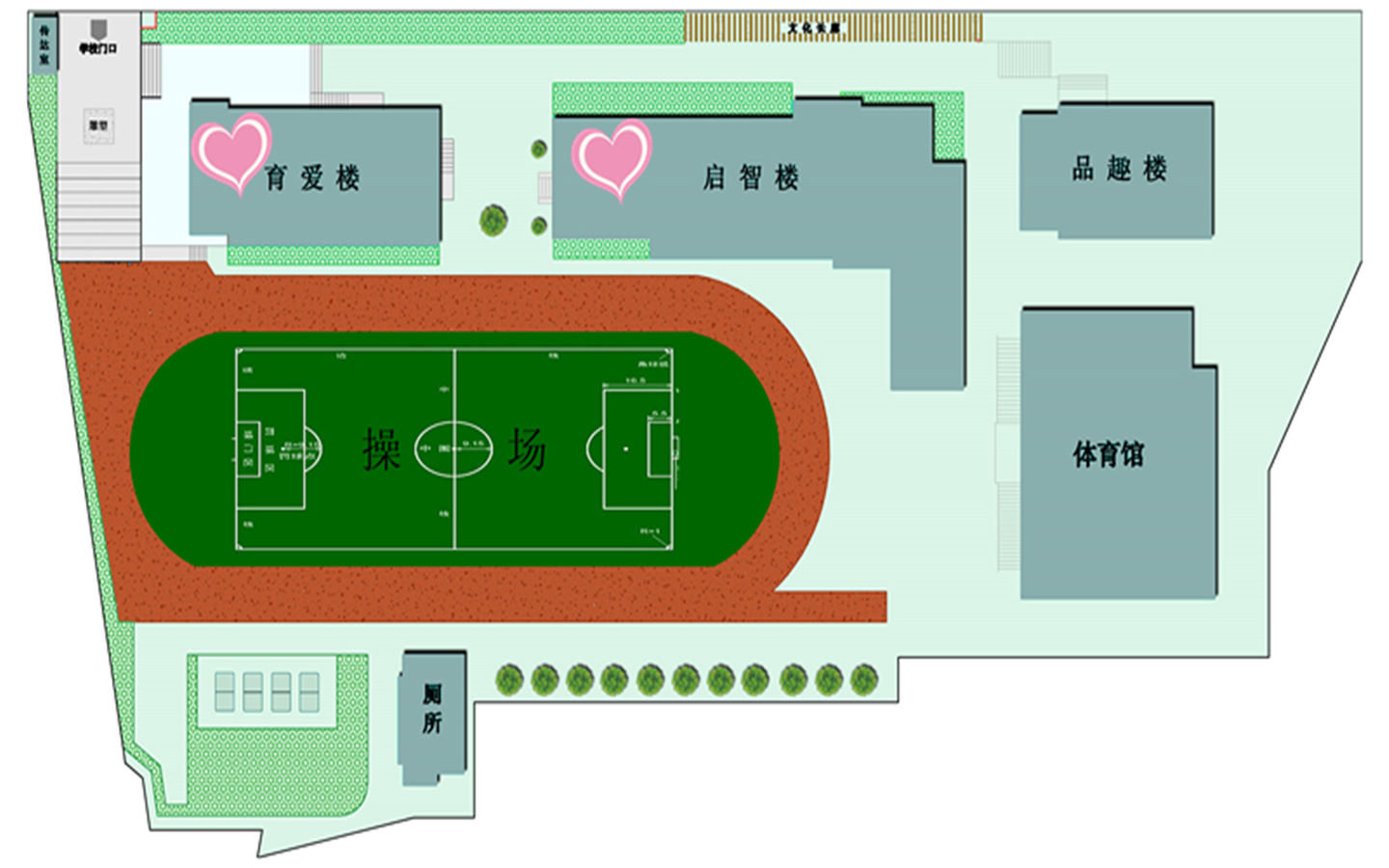 实验小学总校平面地图图片