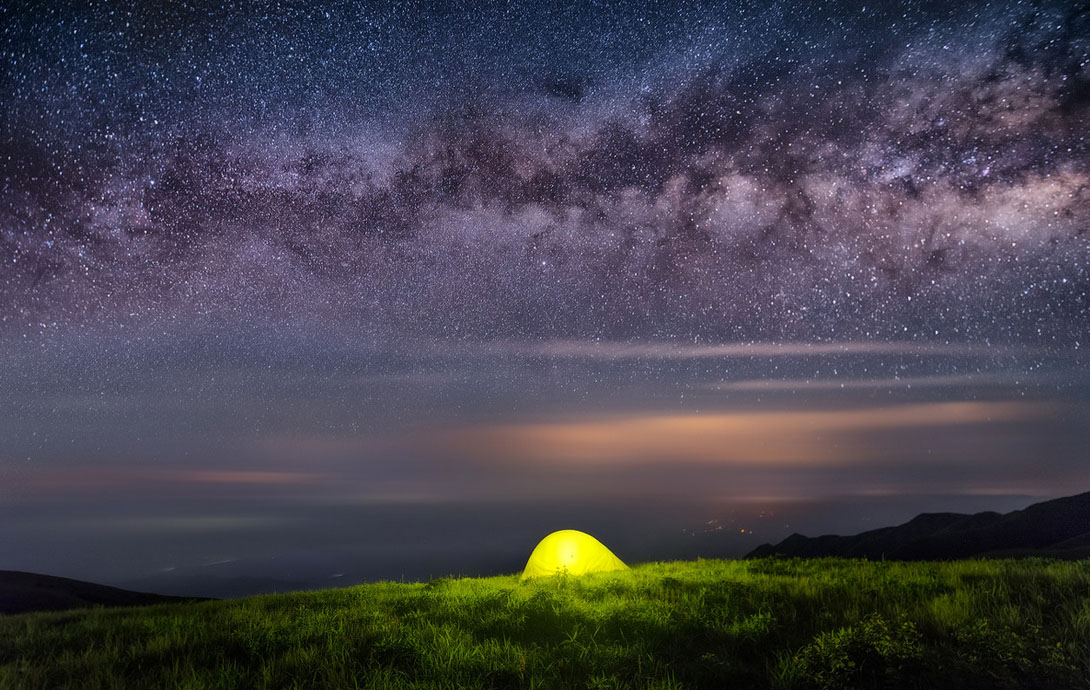 史上最炫酷星空音乐帐篷,就差一个你