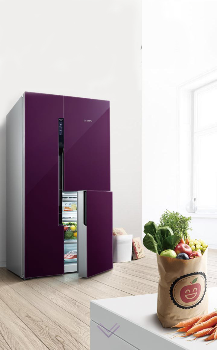 博世·零度对开门冰箱