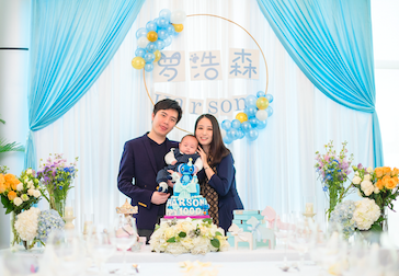 罗浩森宝宝的百日宴留影纪念