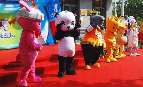 人偶巡游 人偶派单 人偶举牌 人偶表演