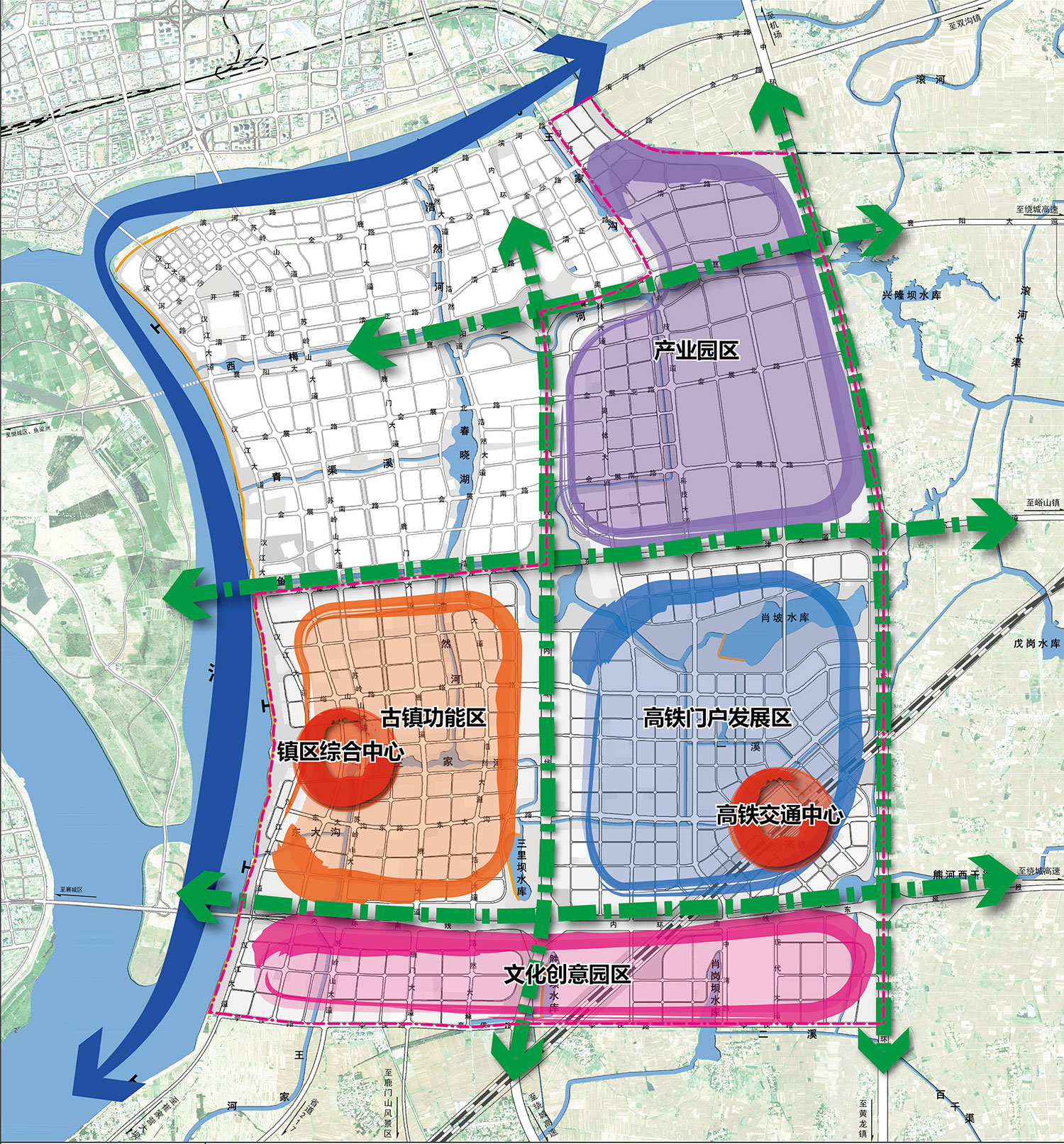 东津新区详细规划图例图片