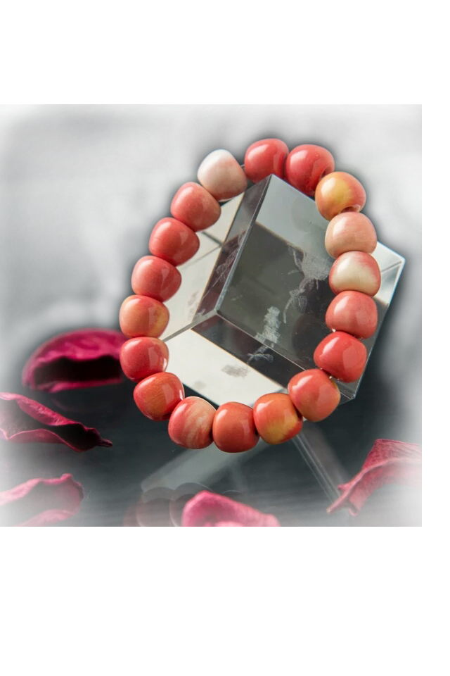 麦饭石苹果手串