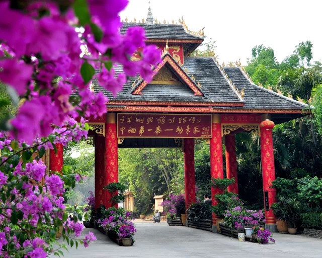 勐景来佛寺大殿落成庆典暨白玉佛像开光法会邀请函