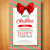 高端洋气圣诞贺卡圣诞节祝福圣诞个人祝福贺卡